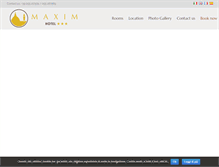 Tablet Screenshot of hotelmaximfirenze.it